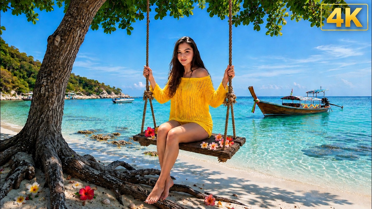 Summer Relaxing Vibes 4K UHD 2026 🍹 Chill Tropical Deep House Mix | Drop Zone Music