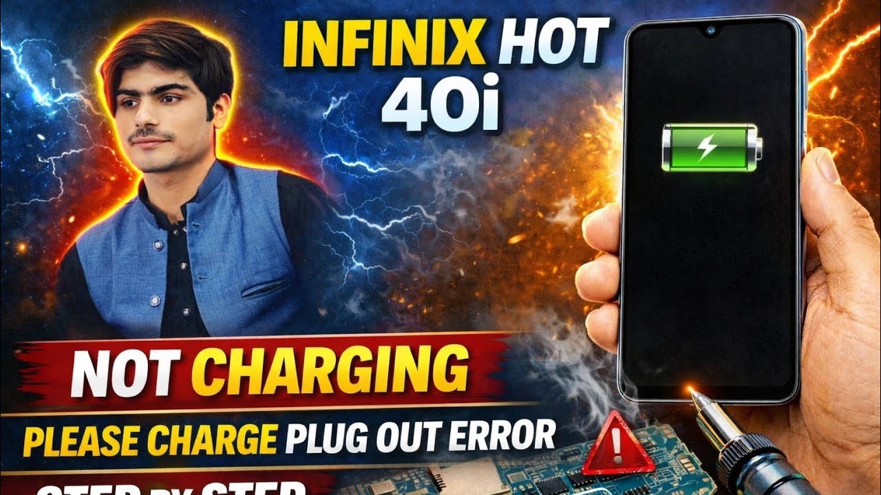 Infinix Hot 40i Please Charging Plug Out Problem😱 | Final Step by Step Solution💯