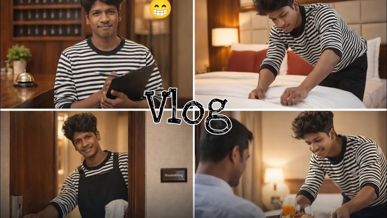Hotel ka sara kam 😁