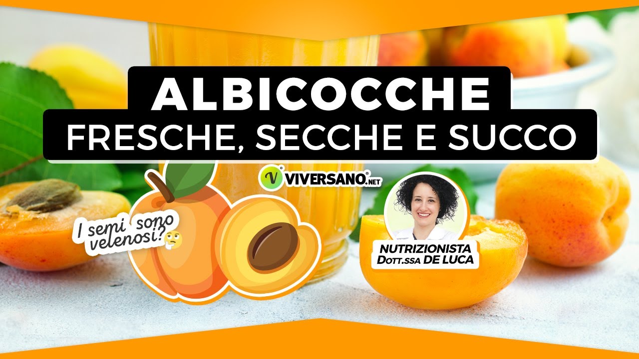 Perché le ALBICOCCHE sono Lassative? Chi ha il DIABETE può mangiarle? || ViverSano.net
