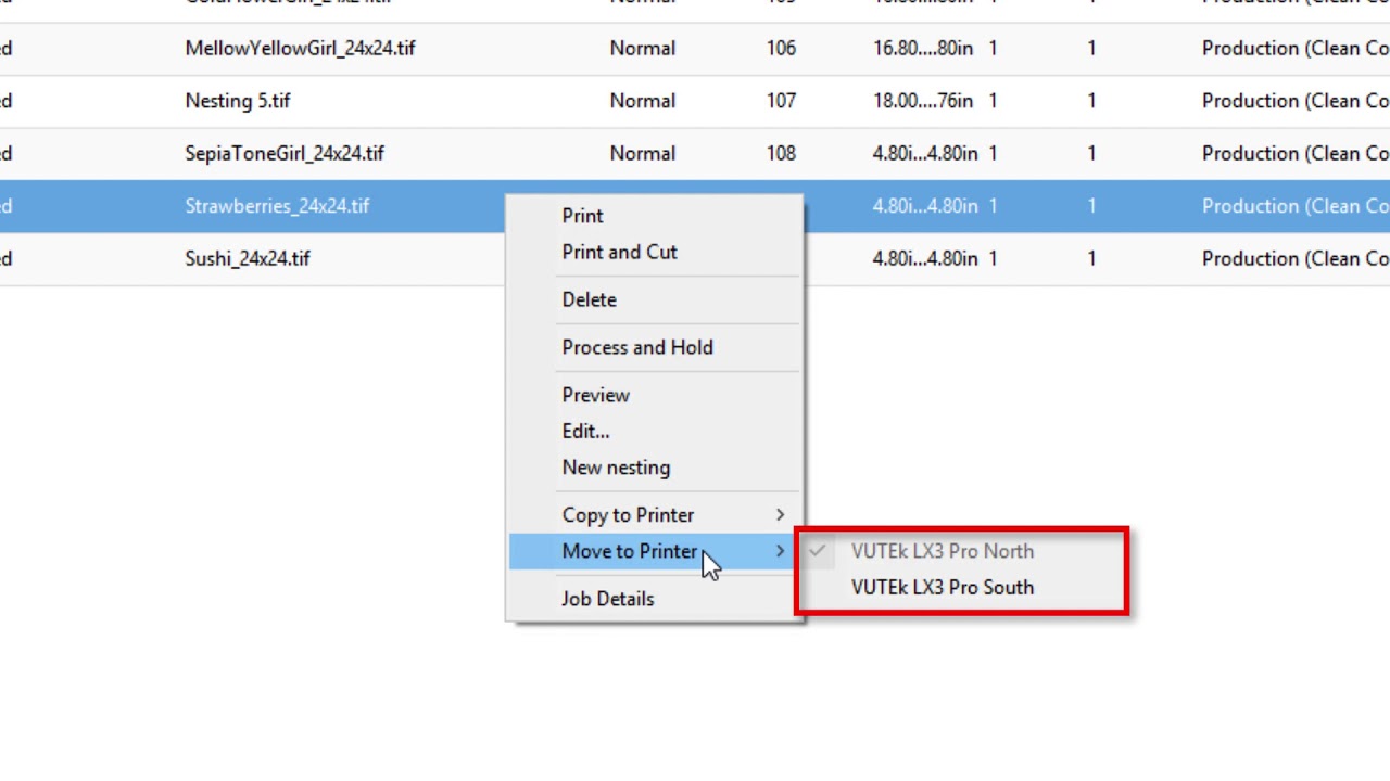 Moving And Copying Jobs To A Different Printer