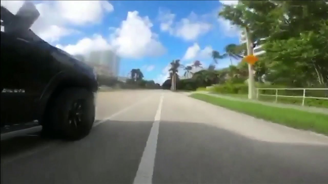 Video captures scary situations South Florida cyclists face with angry drivers