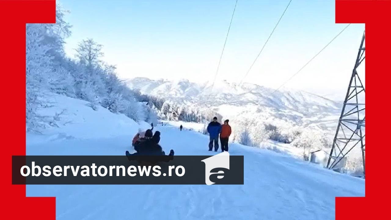 Pasul Vulcan, cea mai lungă pârtie de săniuş din România