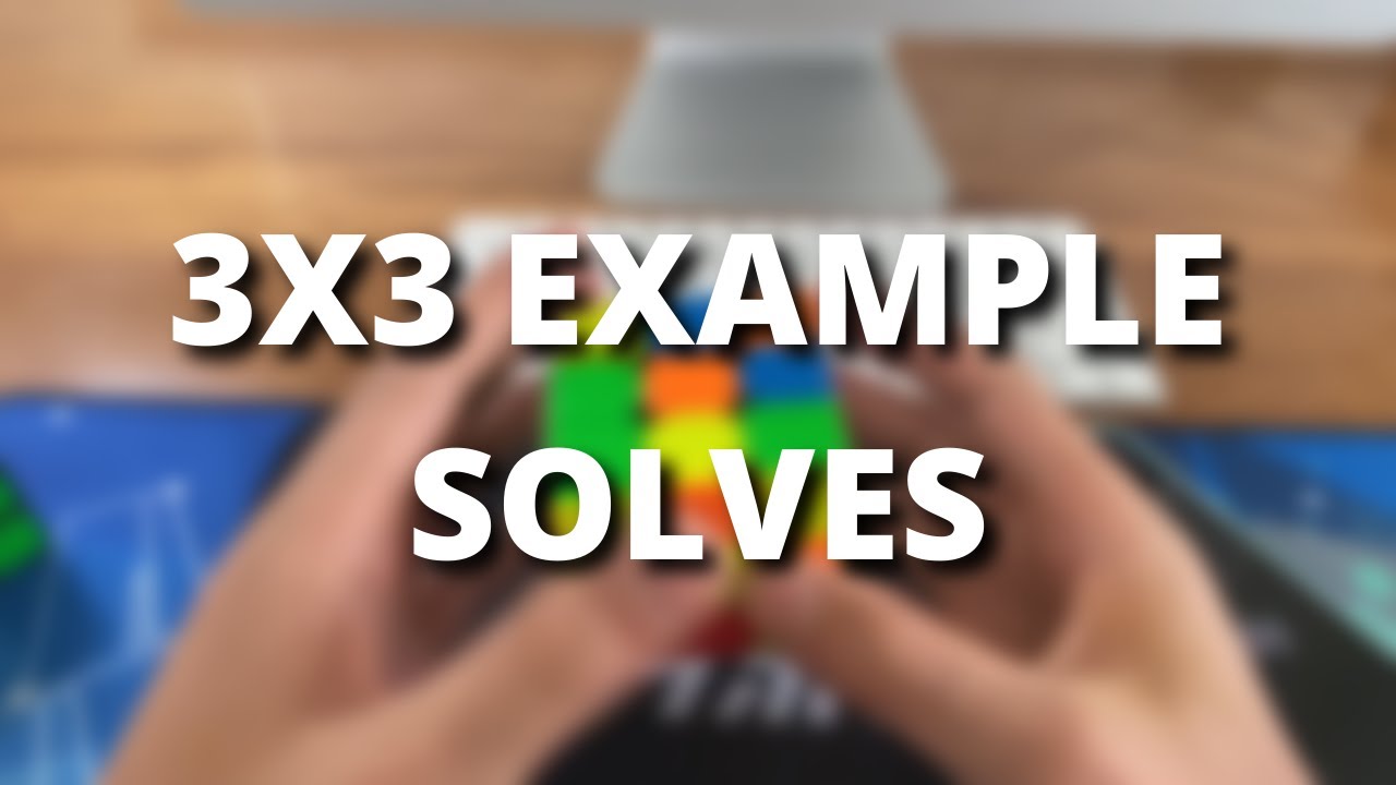 3x3 Walkthrough Solves by Matty Hiroto Inaba