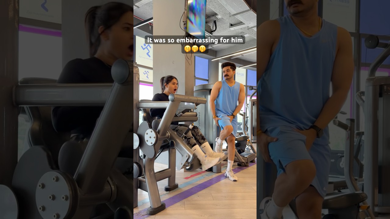 It was so embarrassing 😂 #gym #gymgirl #funny #memes #comedy #trending #ytshorts #fitness #couple