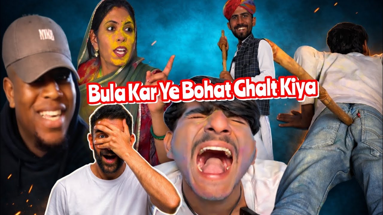 Bula Kar Ye Bohat Ghalt Kiya 😳 | Marwadi Holi Celebration Gone Wrong 😂 | Husband Wife Comedy