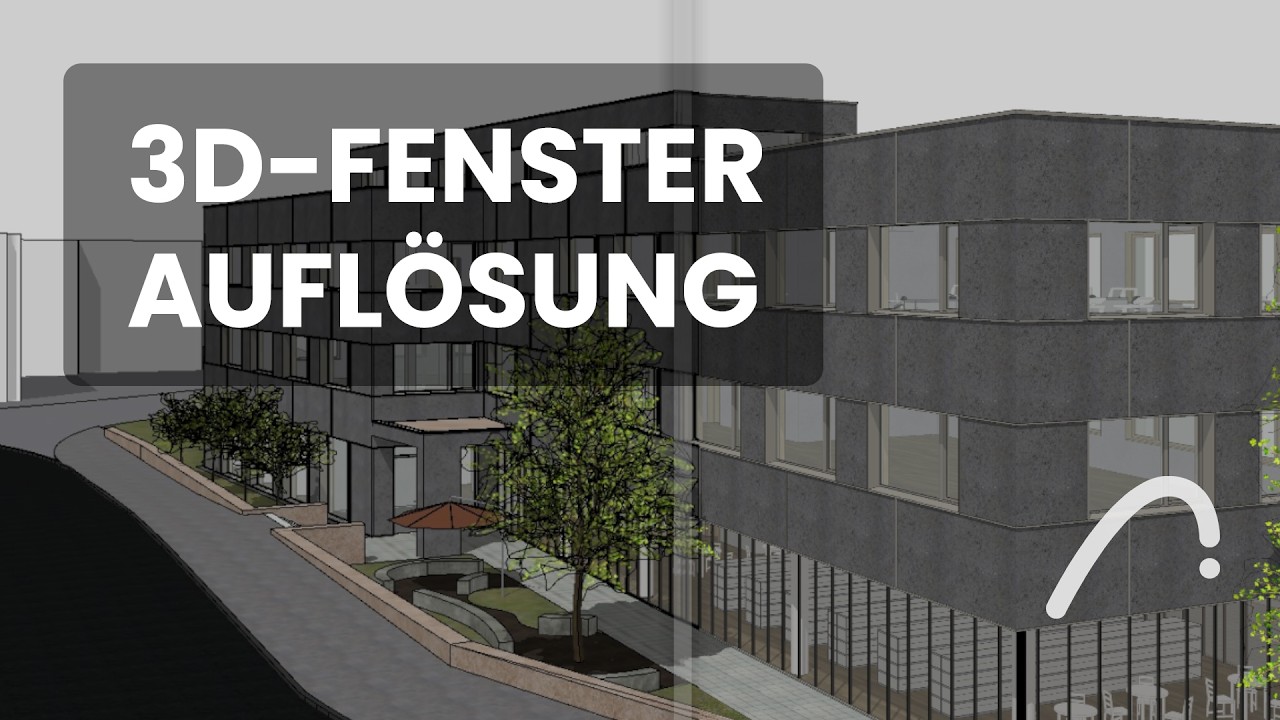 ARCHICAD Tutorial | 3D- Fenster Auflösung