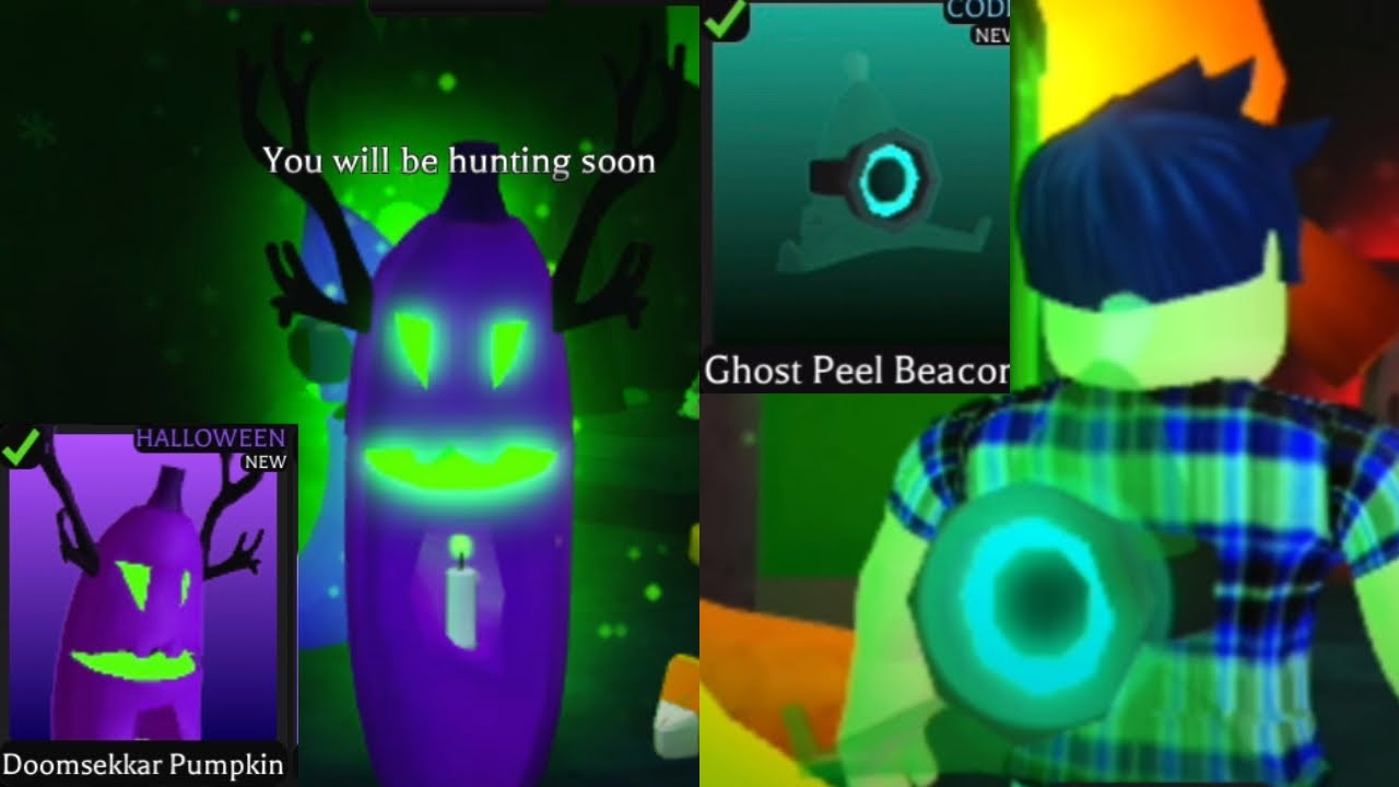 (Banana eats) doomsekkar pumpkin and ghost peel beacon