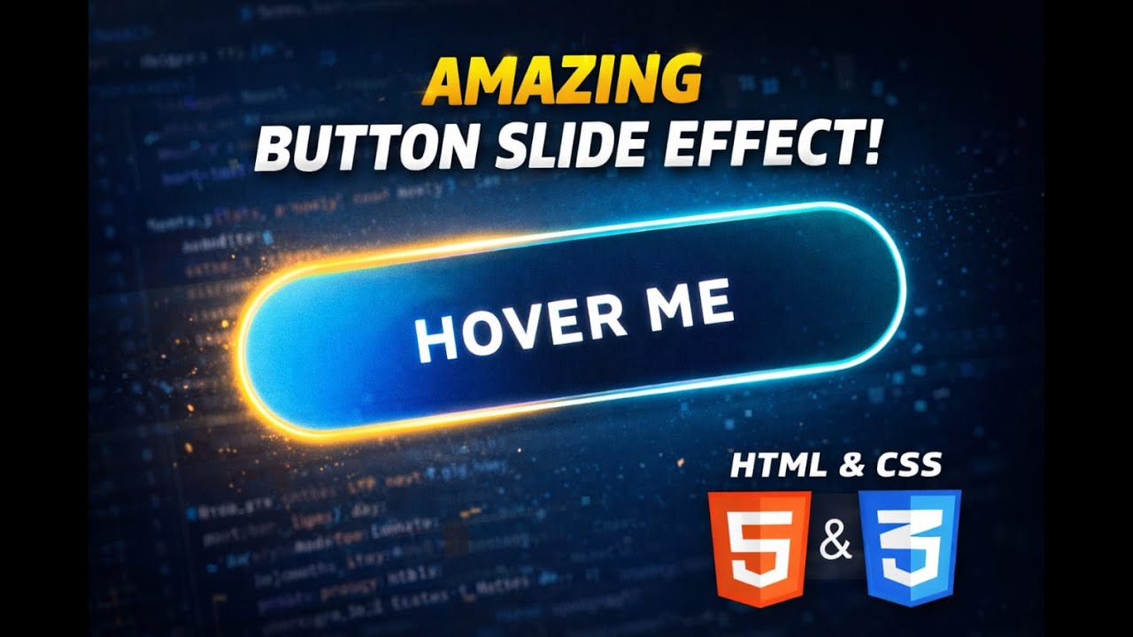Amazing button slide using html and css