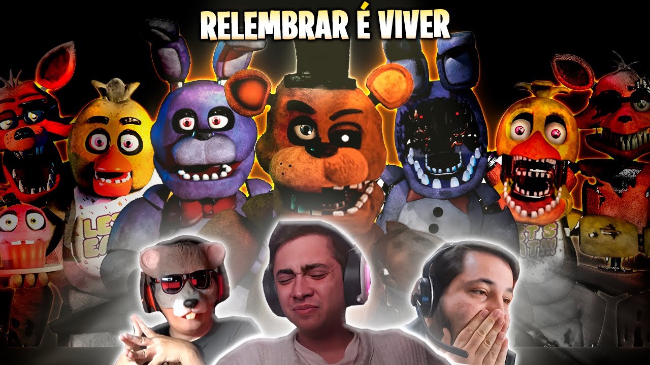 RELEMBRAR É VIVER: OS MELHORES SUSTOS DE TODOS OS  FIVE NIGHTS AT FREDDY'S (1,2)