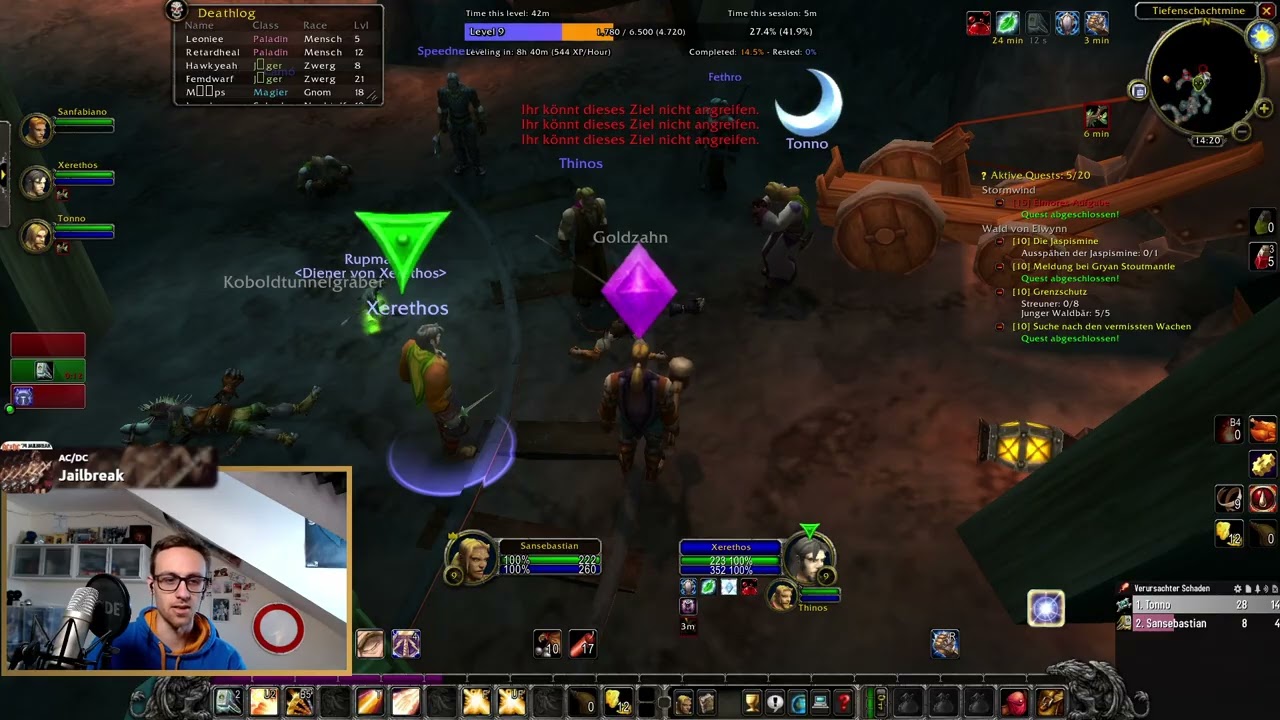 Quer durch Elvin Teil 2 ⚔️ WoW Classic Stream (VOD)