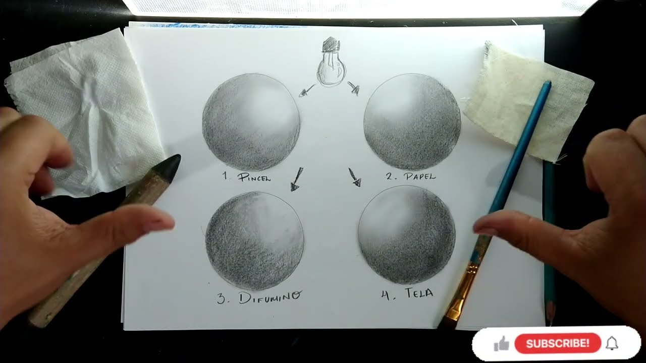T&Eacute;CNICAS DE DIFUMINADO ✏️ C&oacute;mo difuminar dibujos a l&aacute;piz
