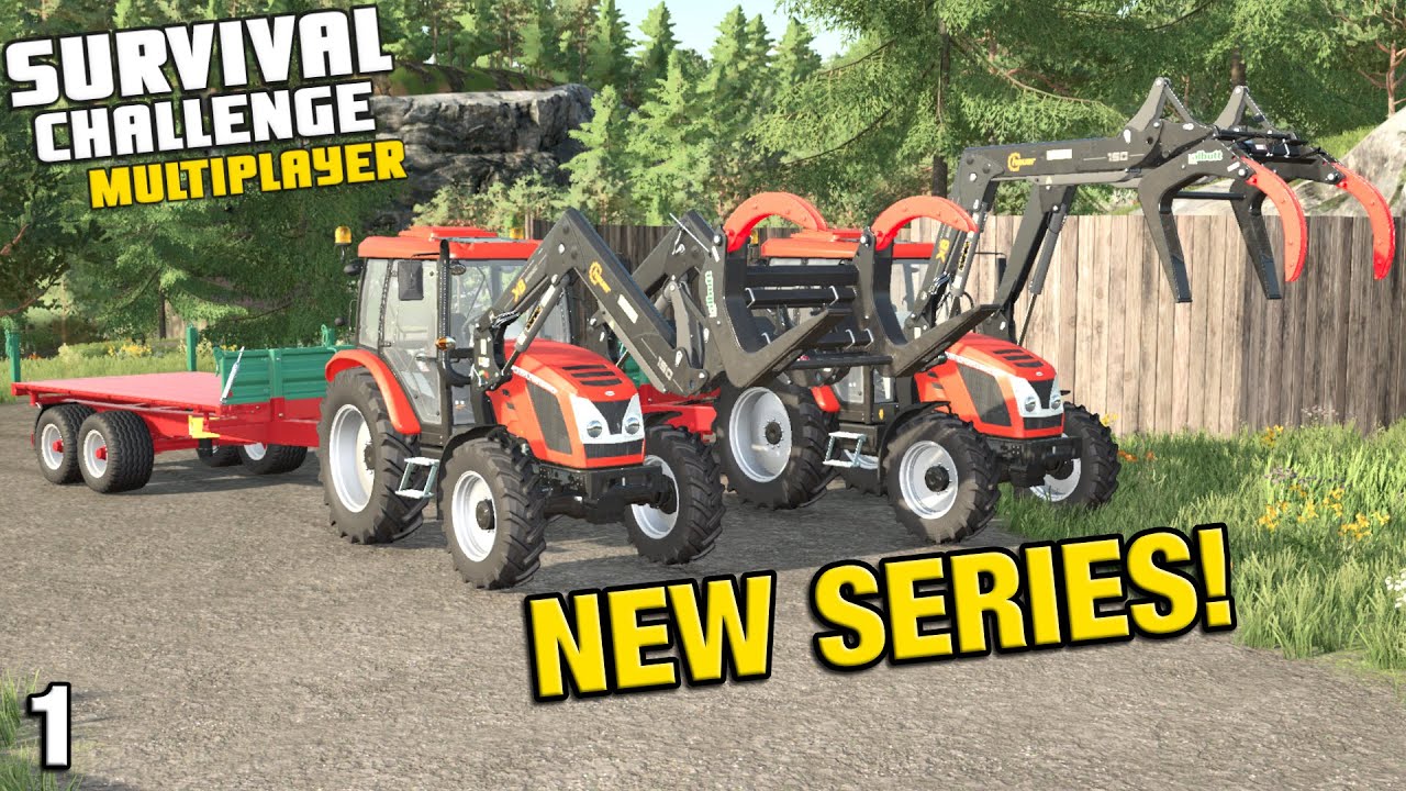 STARTING FROM SCRATCH WITH £0 Survival Challenge Multiplayer Co-op FS22 Ep 1