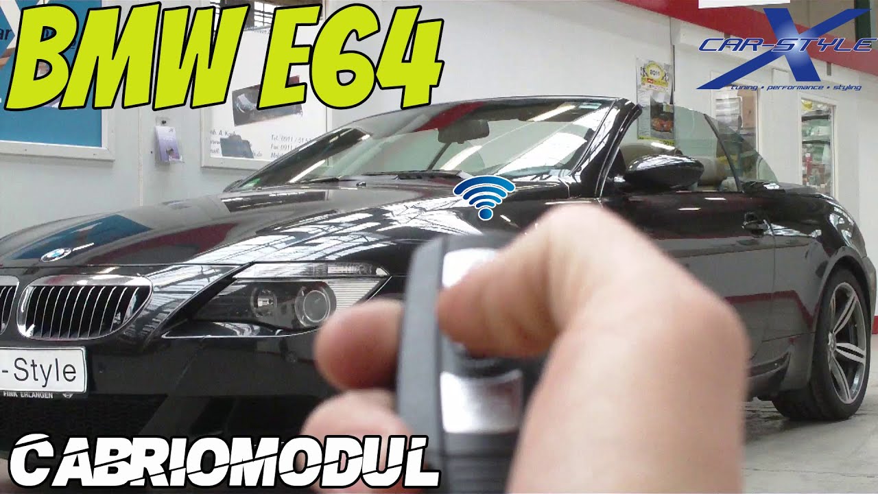 Cabriomodul, Dachmodul, Verdeckmodul - XCar-Style passend für BMW 6er Cabrio (E64) AIO-Modul M6