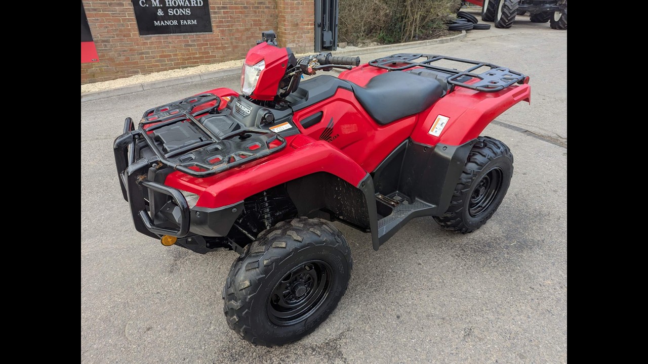 HONDA TRX520 QUADBIKE (WK22 UOR) WALKAROUND