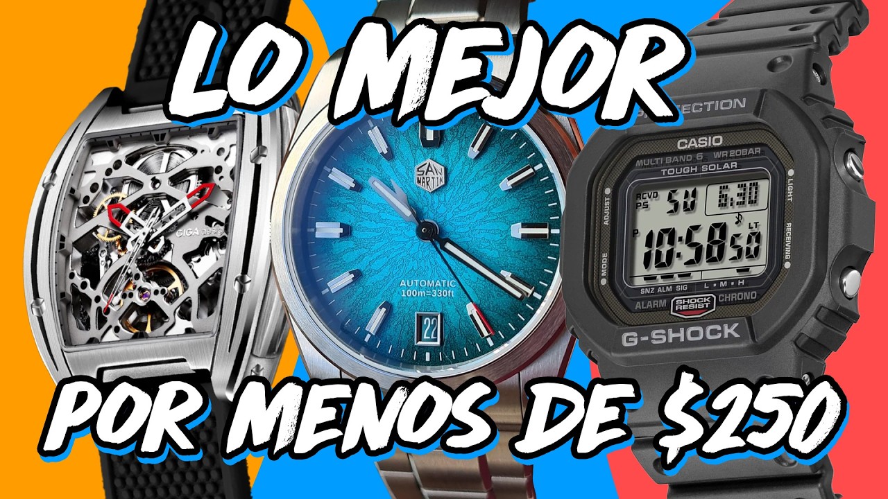 Los 7 Mejores Relojes Bajo $250