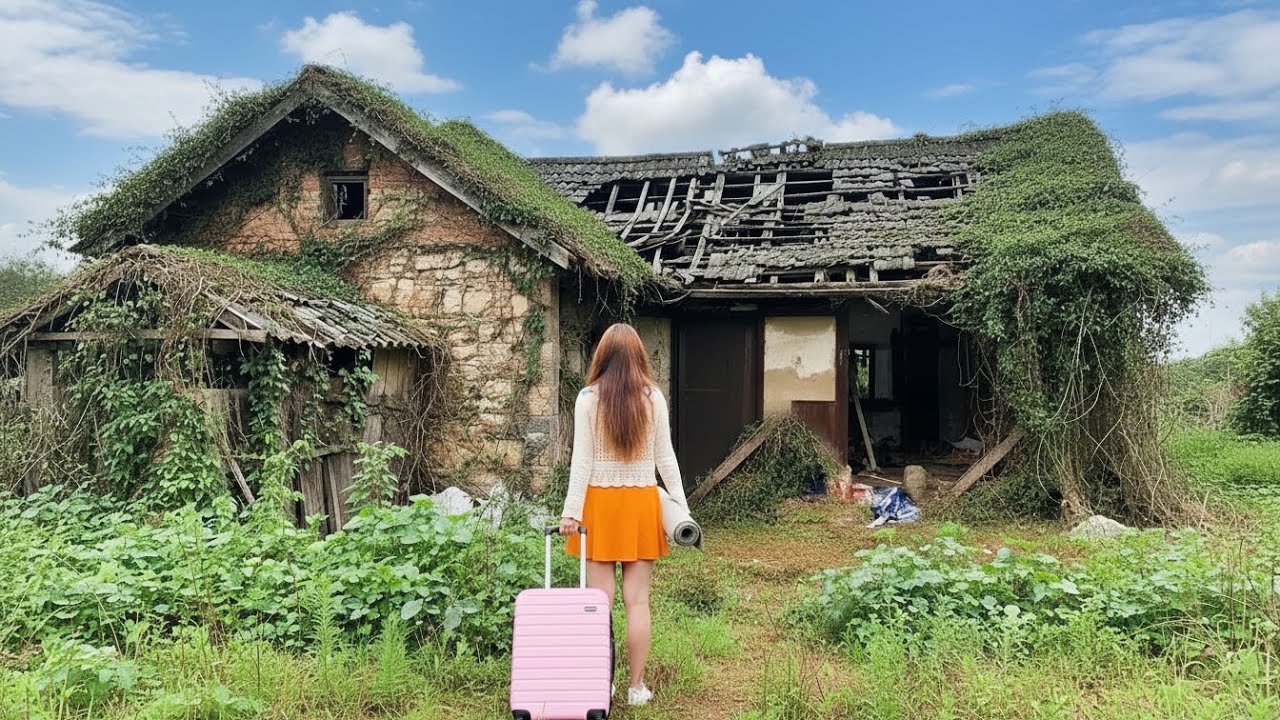 Renovating an Abandoned House for Free&mdash;Homeless Girl Stunned the Villagers | Transforming Life