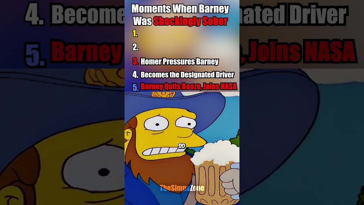 Moments When Barney Was Shockingly Sober