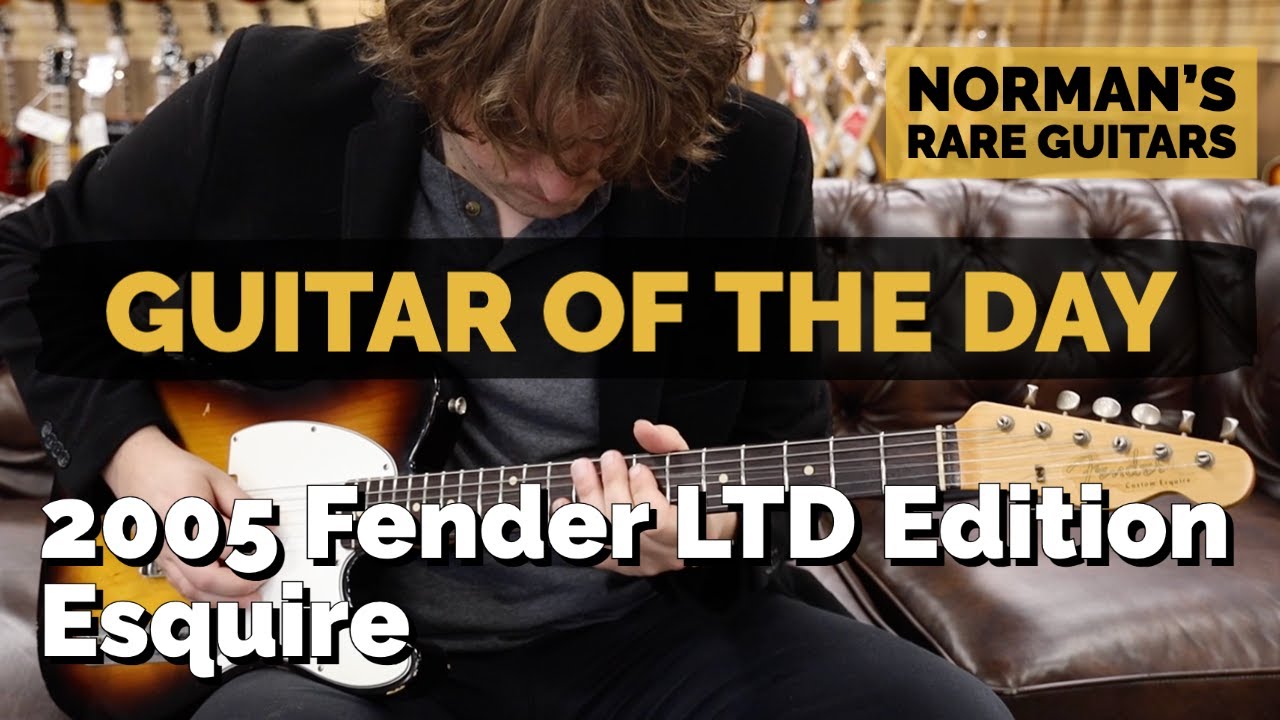 Гитара дня: Fender Limited Edition Esquire Sunburst 2005 года | Редкие гитары Нормана