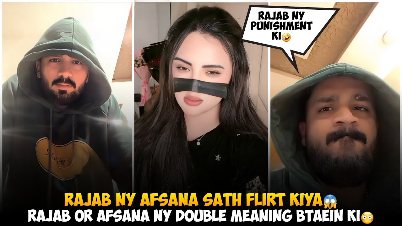 Rajab Butt Ny Afsana Sath Flirt Kiya | Rajab Or Afsana Ny Double Meaning Btaein Ki | Rajab Family's 