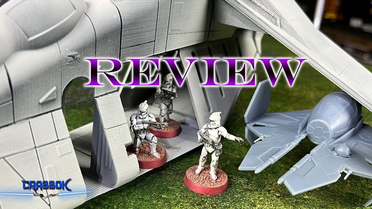 Tabletop Vehicles!  LAAT, ETA-2 and more from EpixCustomPropShop - Review