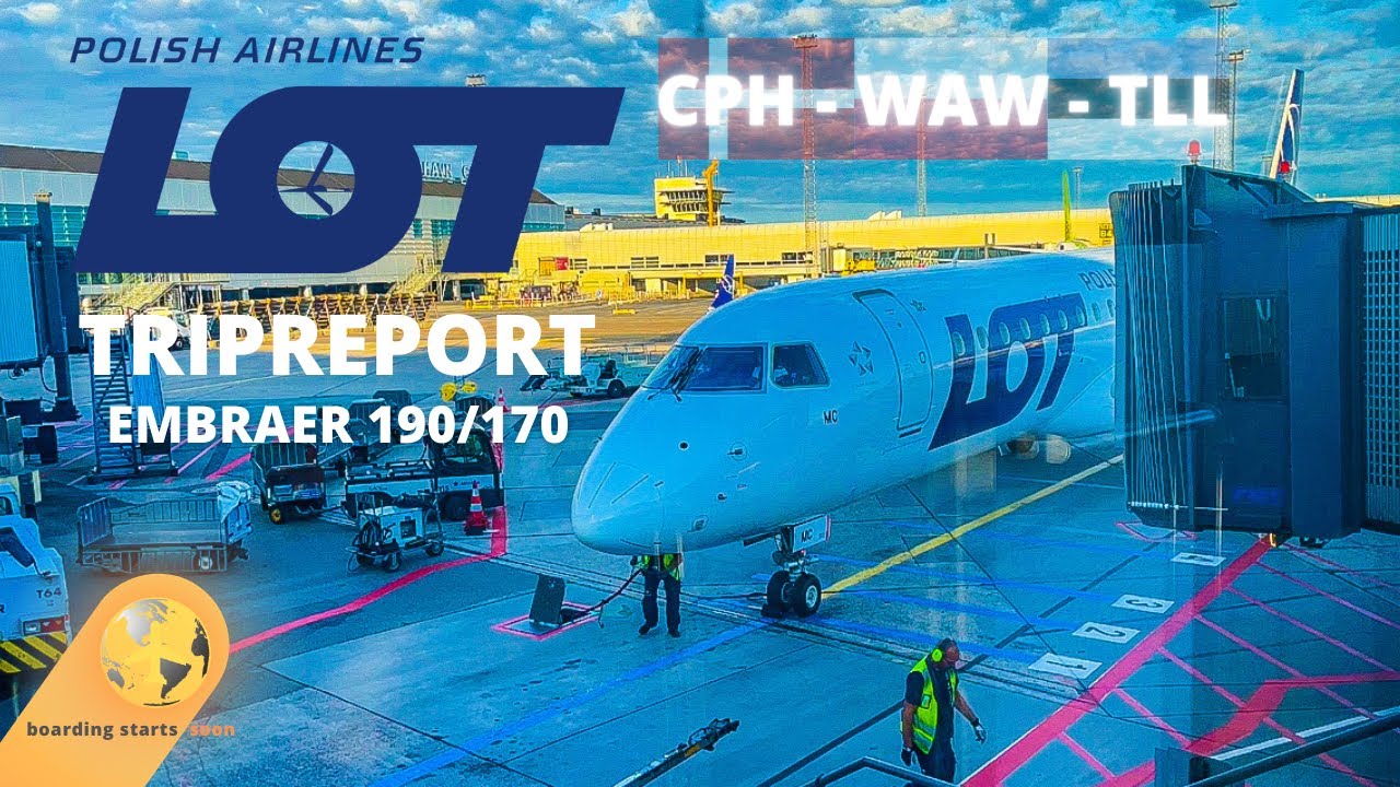 TRIPREPORT - LOT Polish Airlines - Embraer 190/170 - Economy Copenhagen (CPH) to Tallinn (TLL)