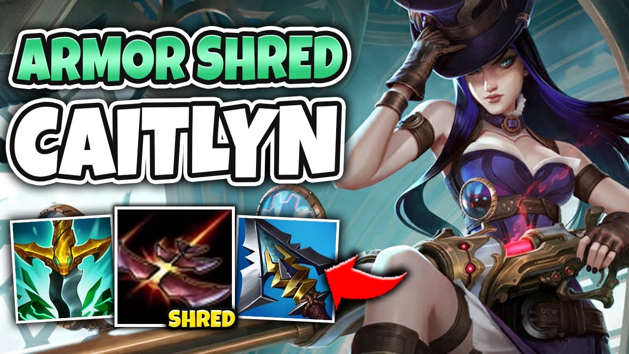 WTF?! BURST RIGHT THROUGH ARMOR WITH TRUE DAMAGE CAITLYN - League of Legends