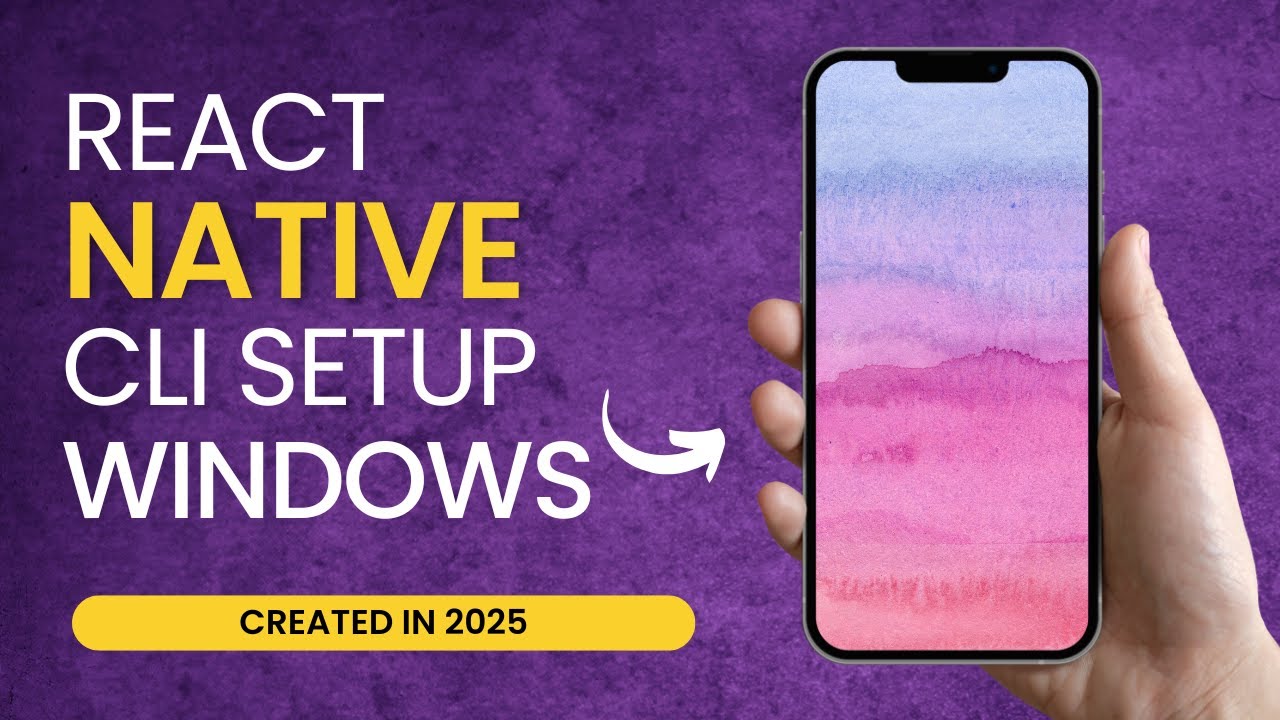 Настройка React Native CLI для Windows [Создано в 2025 г.]