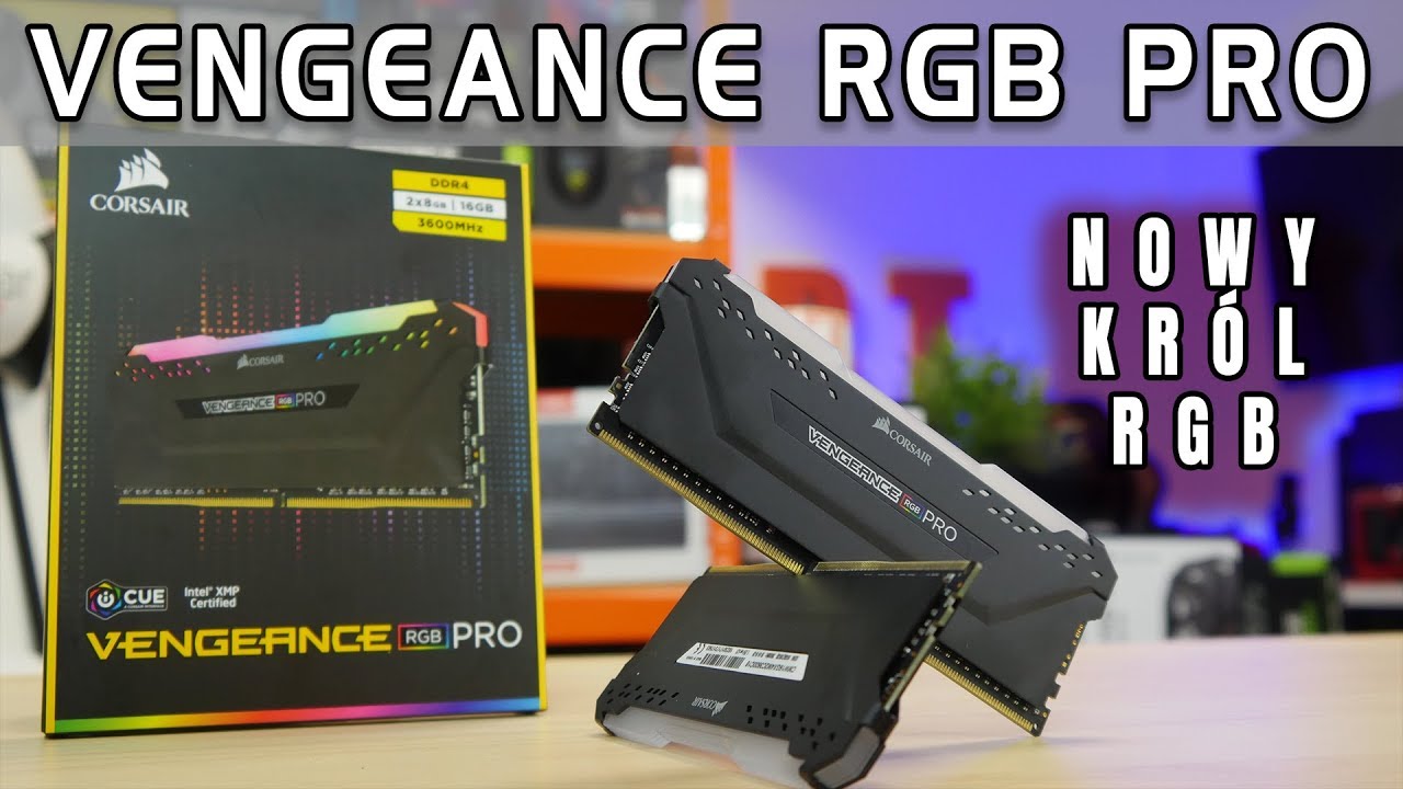 CORSAIR VENGEANCE RGB PRO - piękne i szybkie  ramy z RGB - TEST - VBT