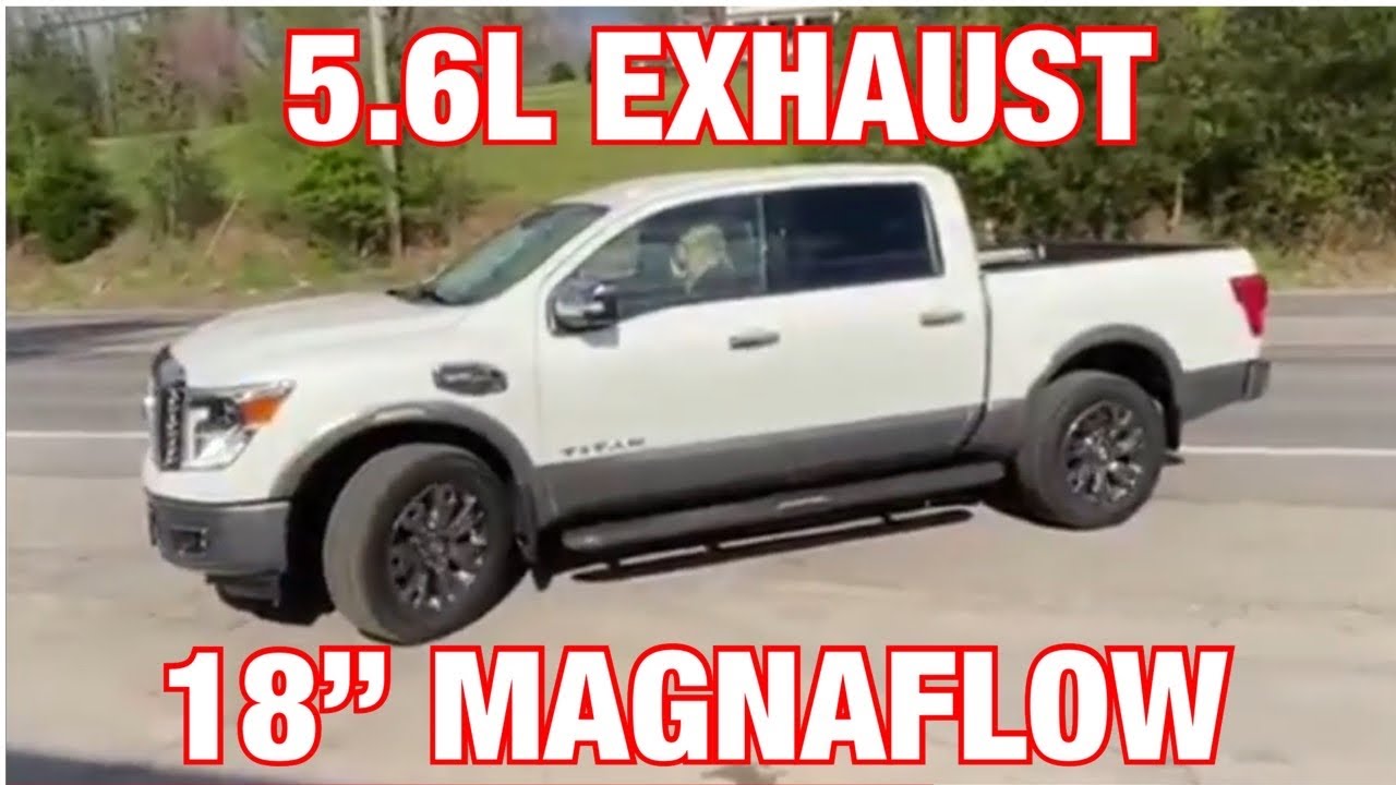 2017 Nissan Titan 5.6L EXHAUST w/ 18