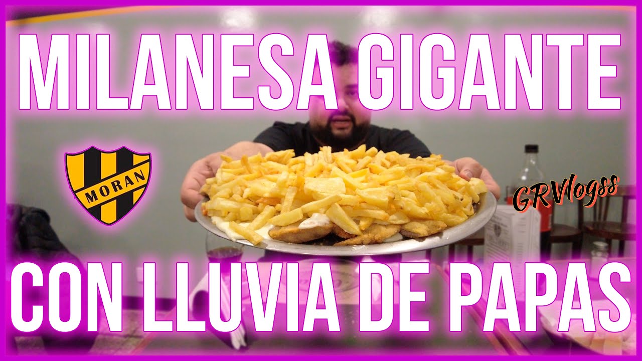 BODEGON CLUB MORAN | MILANESA GIGANTE DE VERDAD