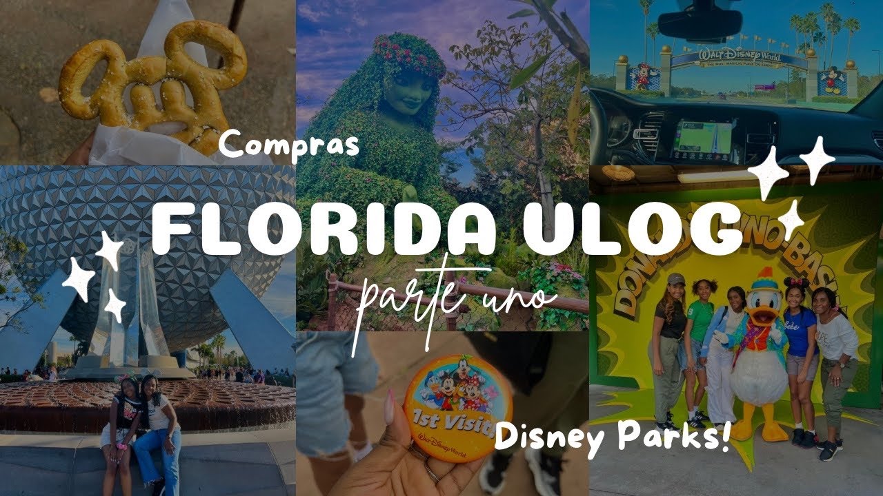 CUMPLÍ MI SUEÑO DE IR A DISNEY!🥹🩵 | Florida Vlog parte uno