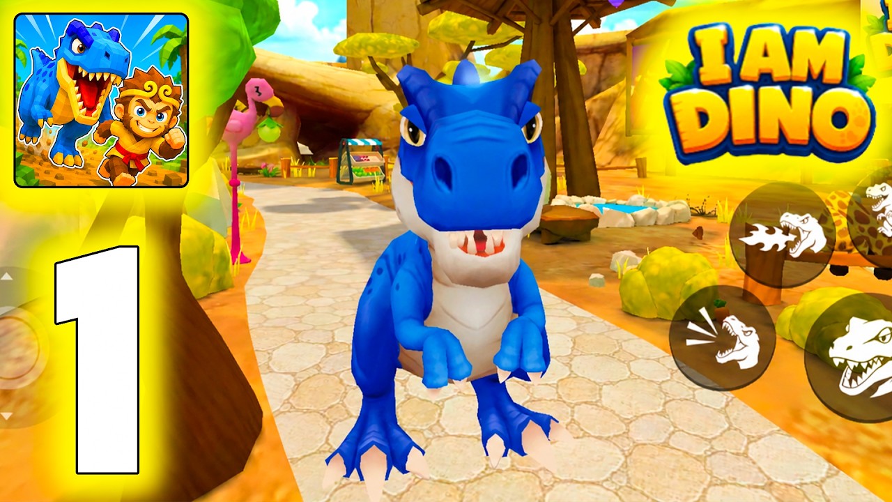 I Am Dino - Gameplay Walkthrough Part 1 (Android,iOS)