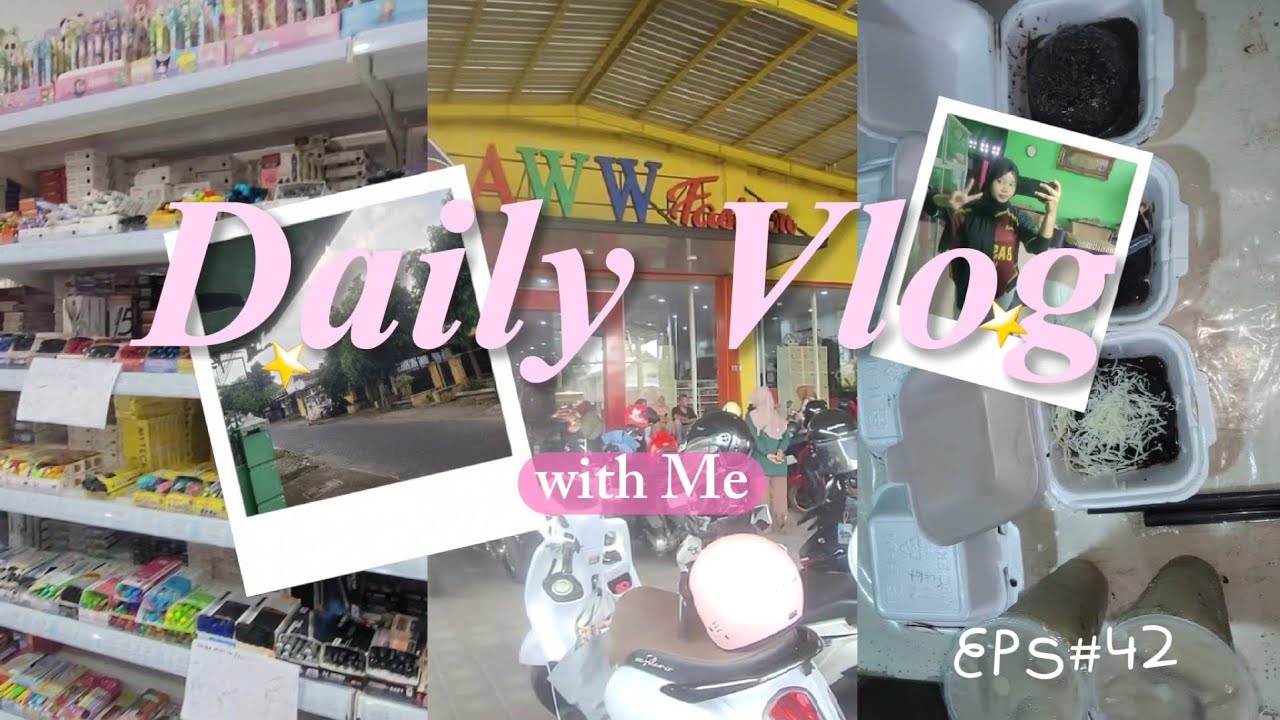 Daily Vlog Day 3 Puasa 🌙✨ Ngabuburit + Beli Brownies & Es Segerr 🍫🥤
