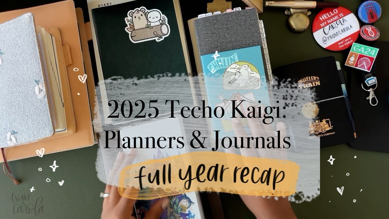 2025 Planners and Journals Lineup 📚 Chatty Recap