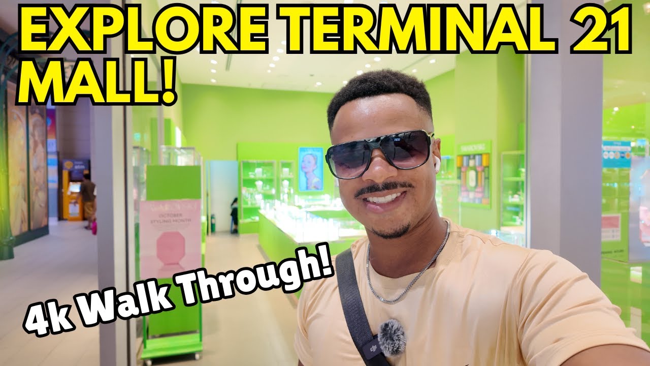 Прогулка по торговому центру TERMINAL 21 в Паттайе, Таиланд! (Trenius Henderson)