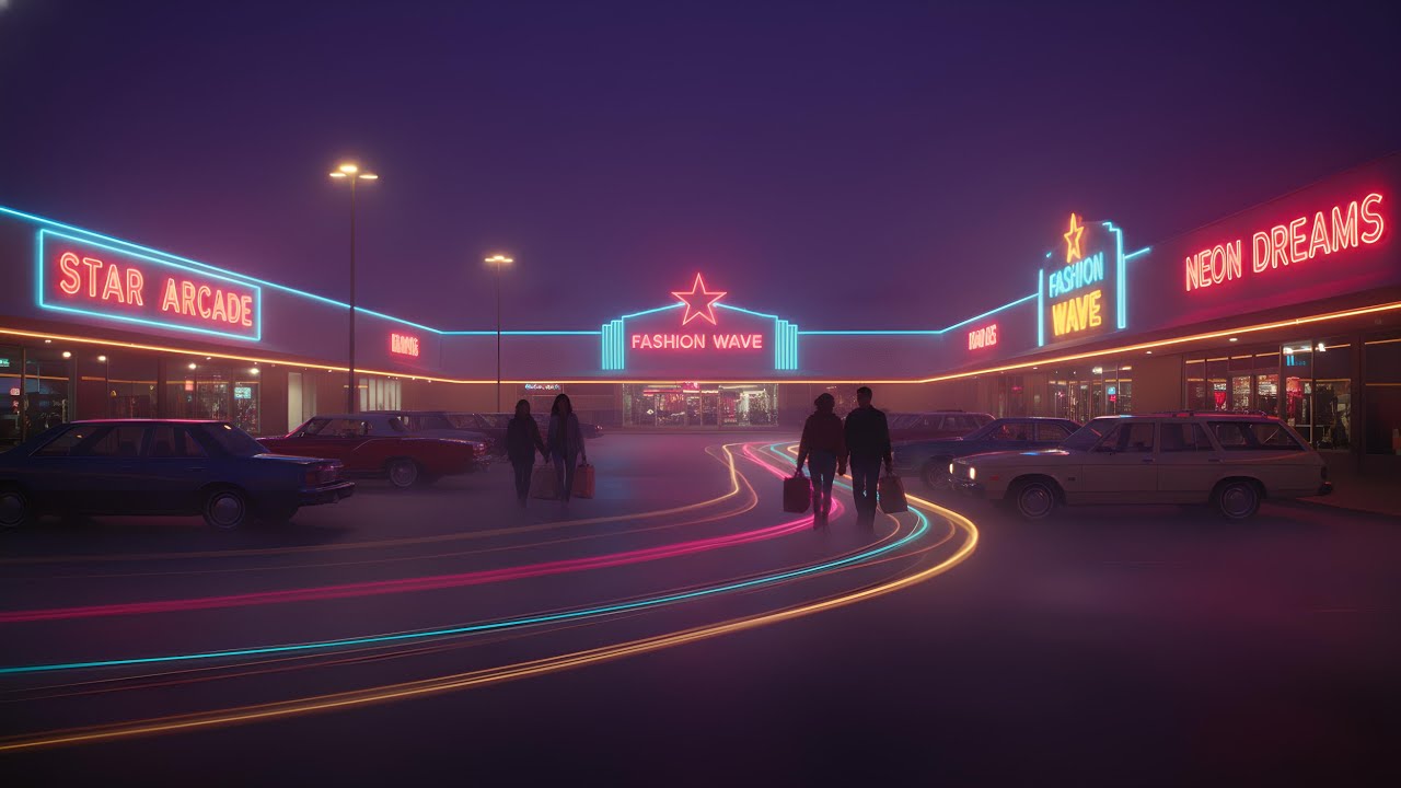 Futuristic Dreams in Retro Synth Pop | Neon Nights & Melancholic Surfaces