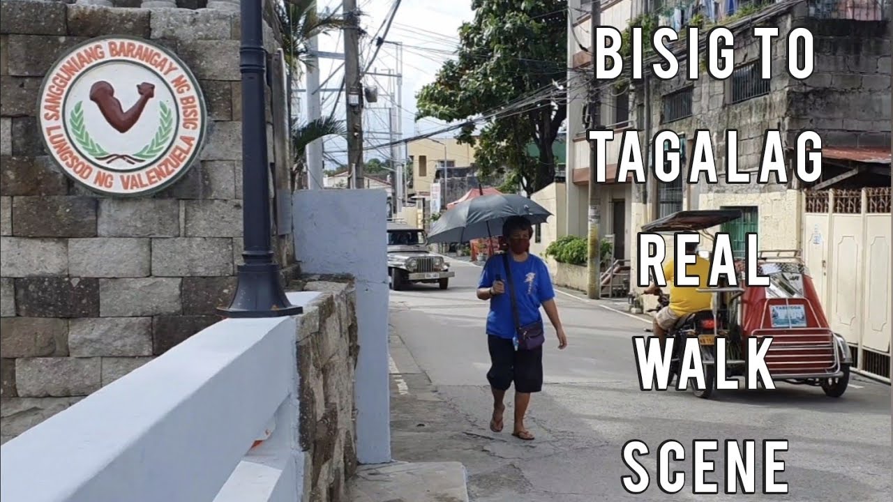 WalkingTourist [4K] Bisig to Tagalag real walk scene
