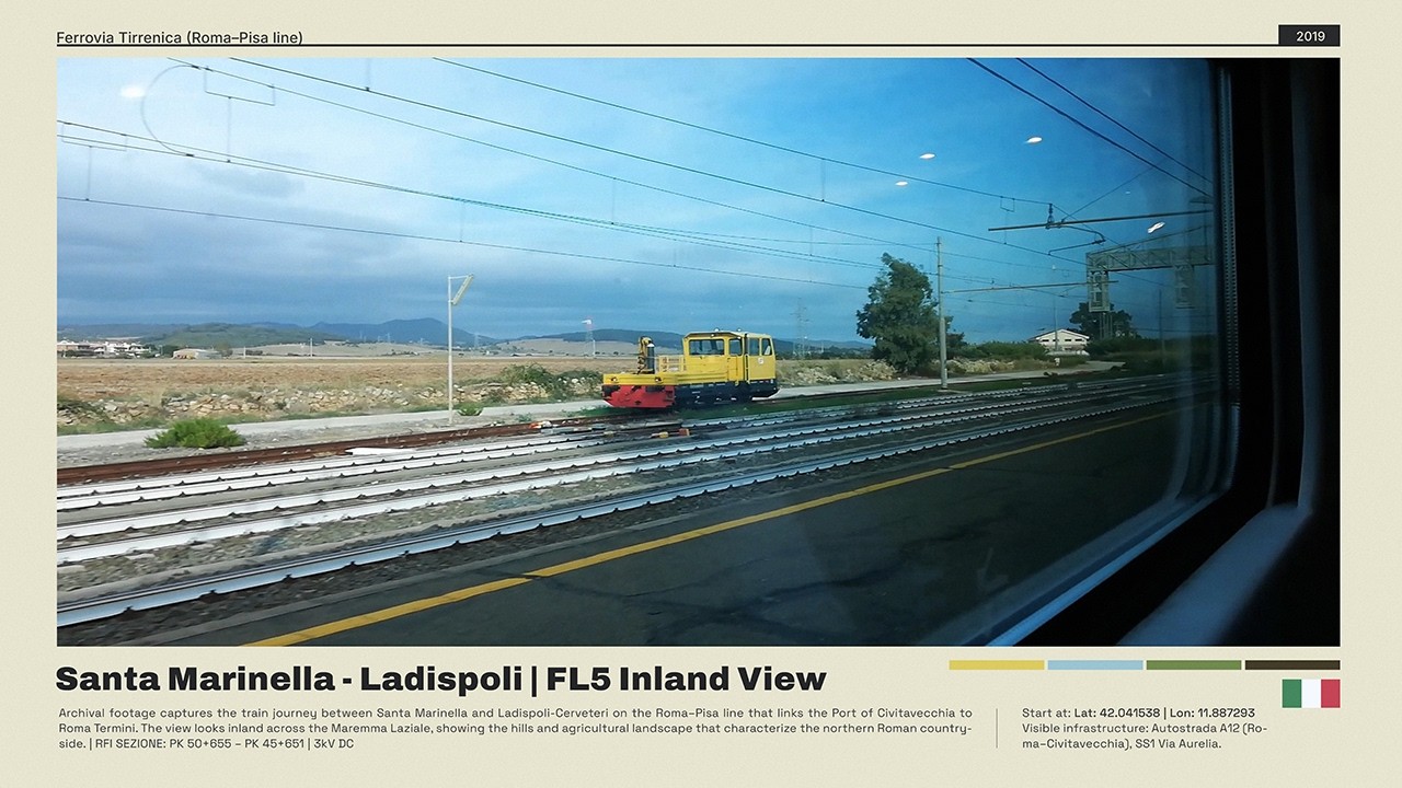 Train Views from Santa Marinella to Ladispoli