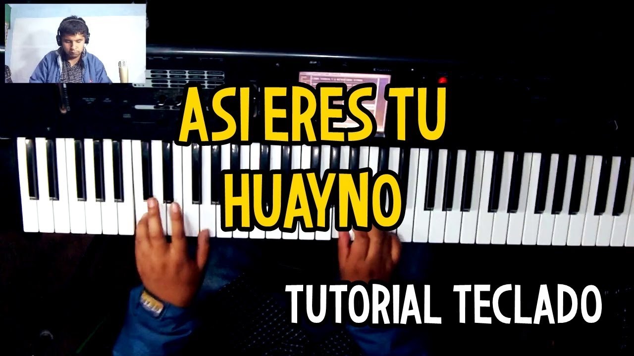 Así eres tu Huayno Tutorial teclado