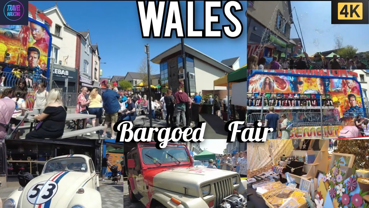 Bargoed May Fair 2023, Wales | 4K Event Highlights | Exploring Local Festivities