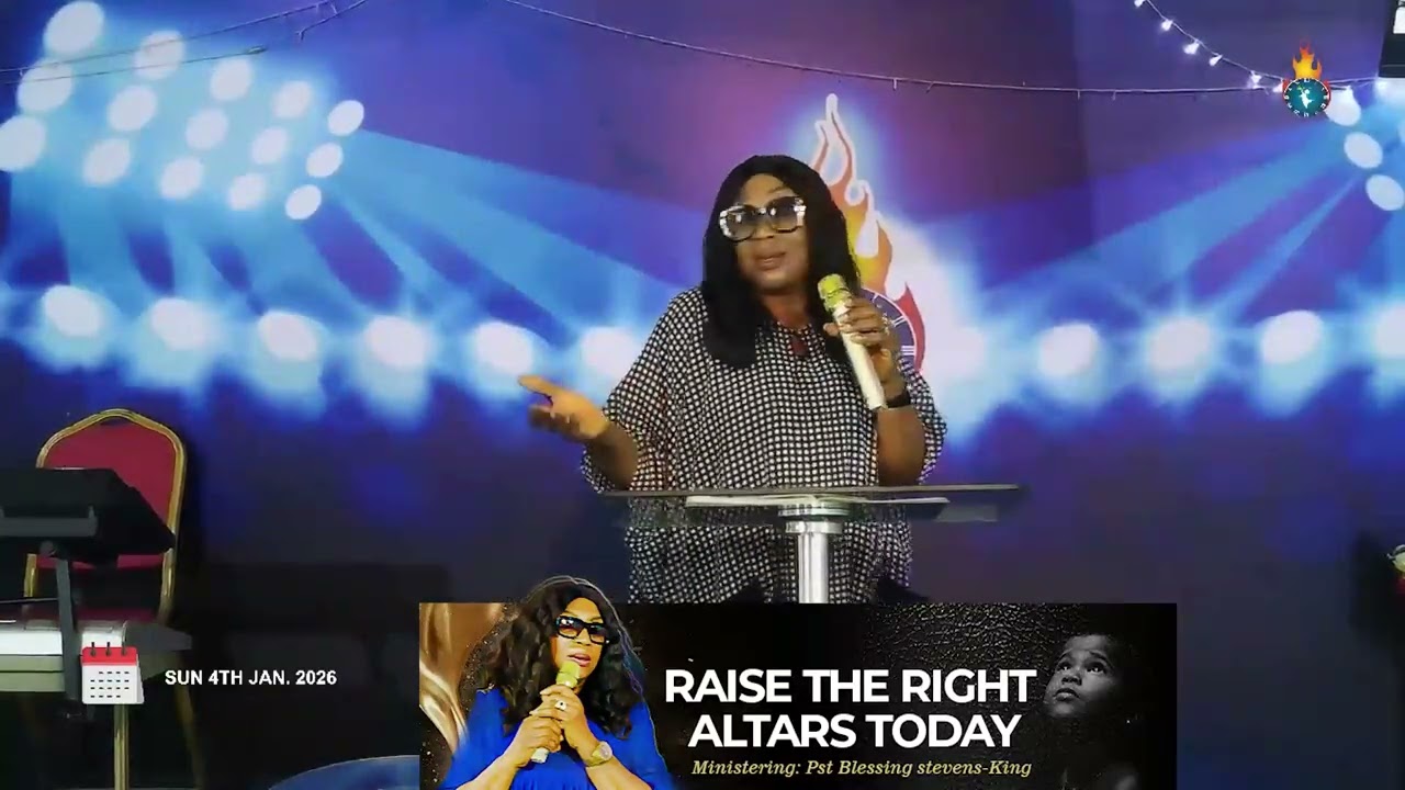 RAISE THE RIGHT ALTARS TODAY;