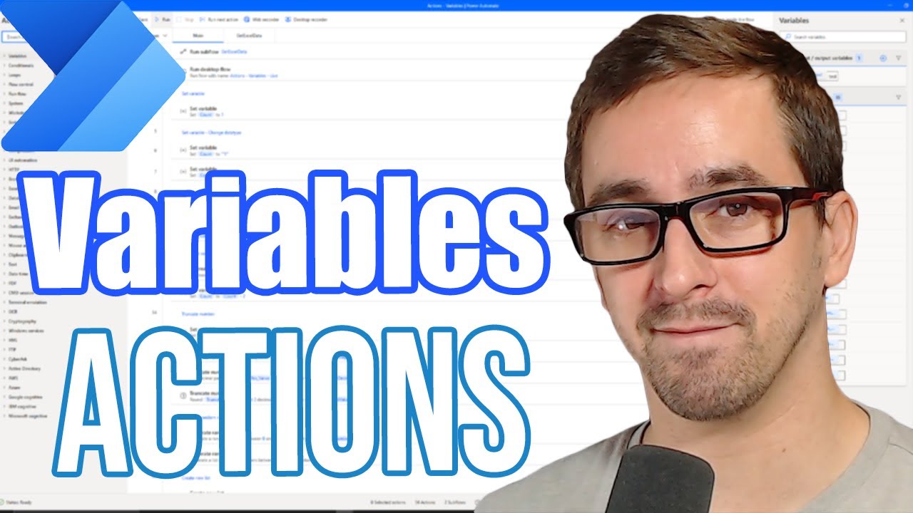 Variables Actions in Power Automate Desktop