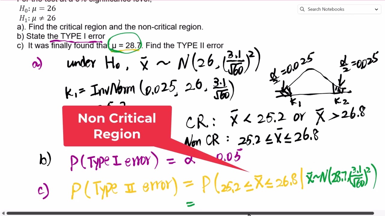 Topic 4 Type I & II Errors (1) for Z-test