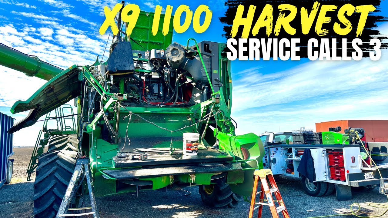 Harvest service calls 3 - John Deere X9 1100 fuel tank replacement