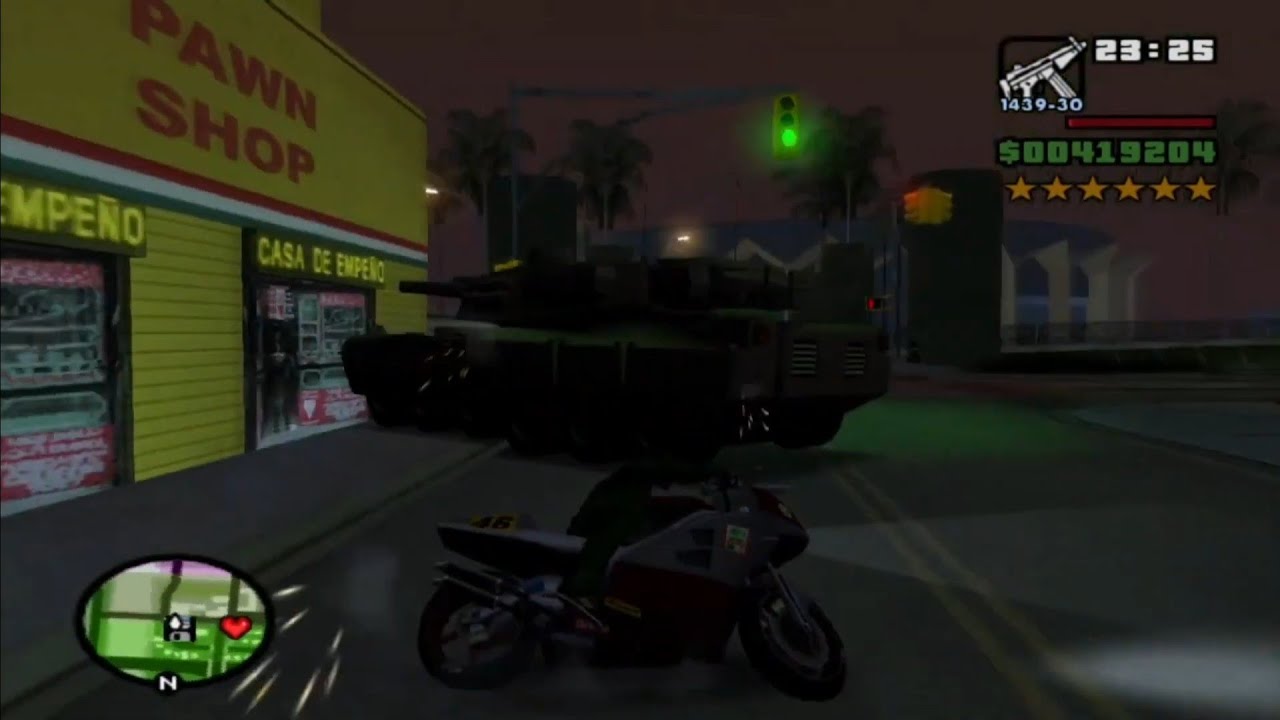 GTA San Andreas: 6 Star Rampage + Escape (PS2) - (Part 2)