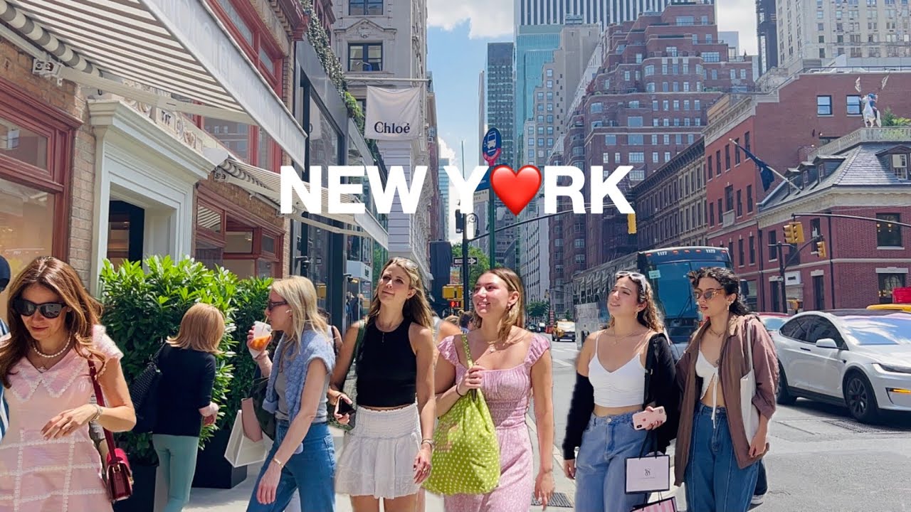 [4K]🇺🇸NYC Summer Walk🗽Upper East Side & 5th Ave in New York City 😎🔥Hot Saturday | June 2024