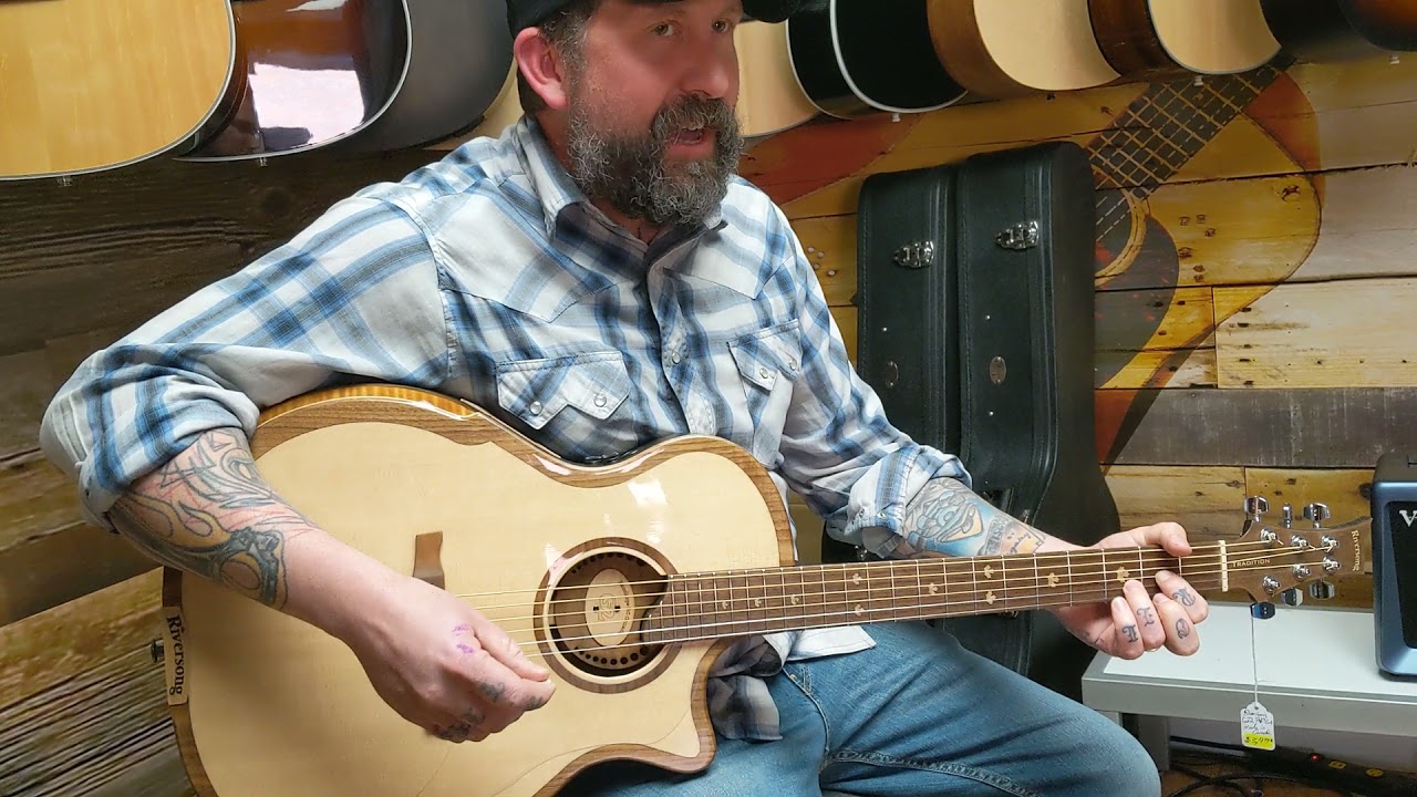 Skinny Jim shows off a Riversong Grand Auditorium
