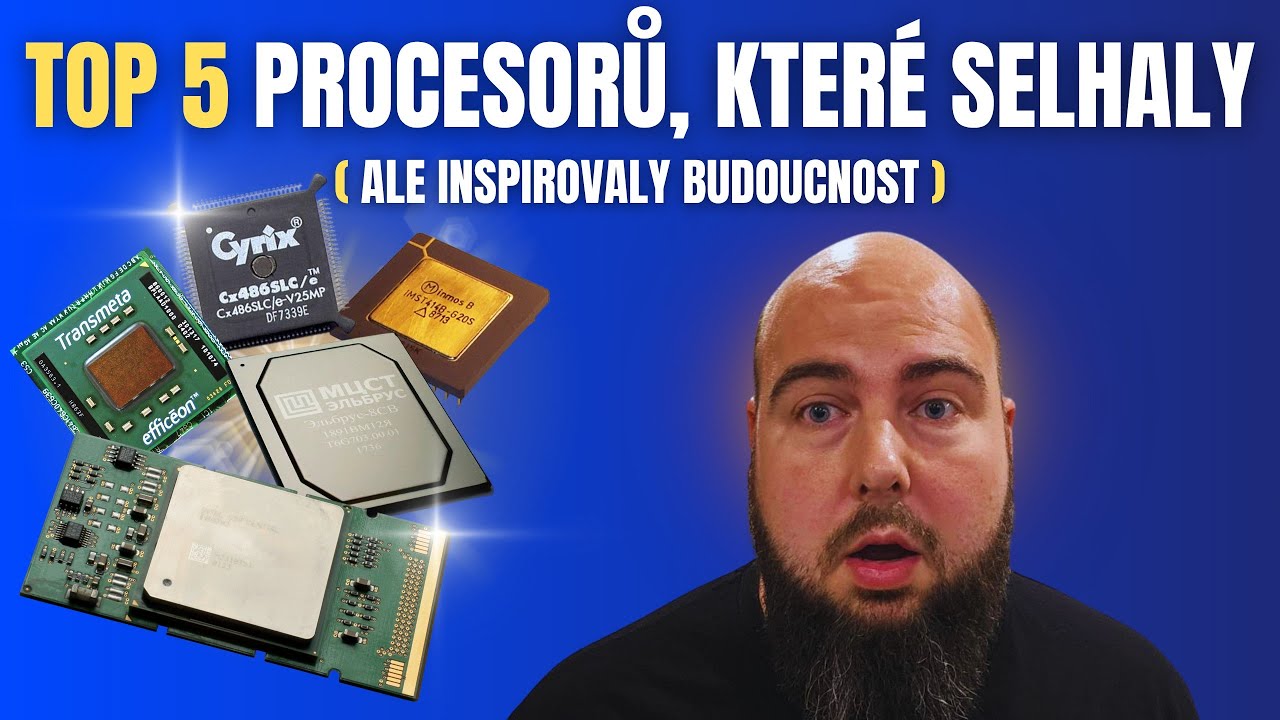 5 Procesorů, které selhaly (Ale inspirovaly budoucnost)