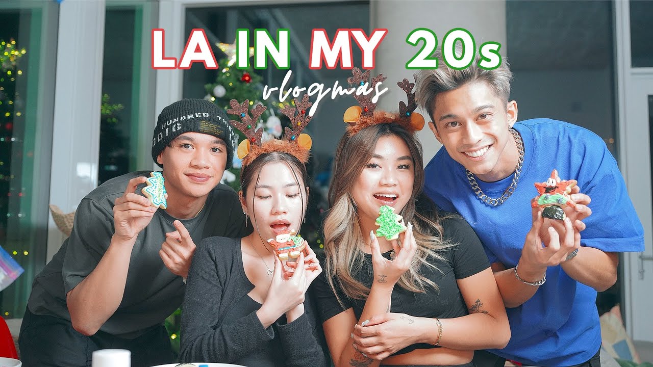 BAKING CHRISTMAS COOKIES | vlogmas, LA in my 20s